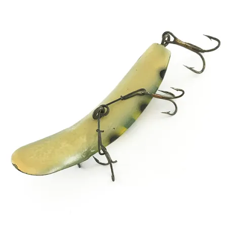 Vintage Helin Tackle FlatFish X5, 3/16oz Frog fishing lure #6662
