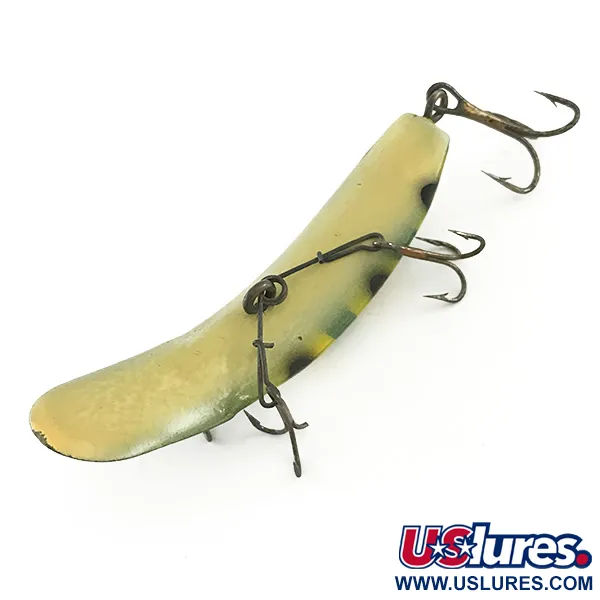 Vintage  Helin Tackle FlatFish X5, 3/16oz Frog fishing lure #6662
