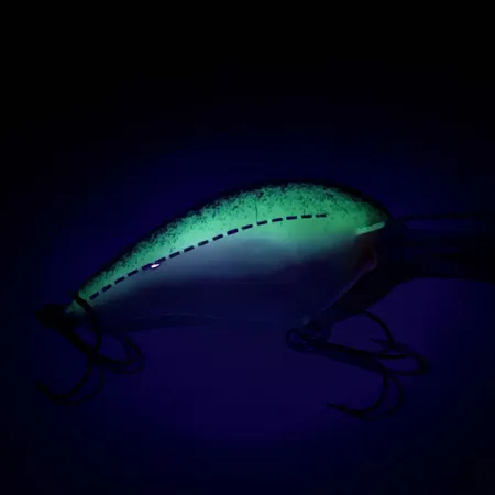 Vintage Other Norman DD 22, 1oz Yellow / White / Light Blue fishing lure #6665