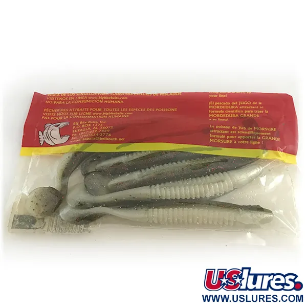   Big Bite Baits Cane Thumper soft bait,  Watermelon Ghost fishing #6672