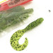   Zoom Fat Albert Grub soft bait (10pcs),  Chartreuse Pepper fishing #6678