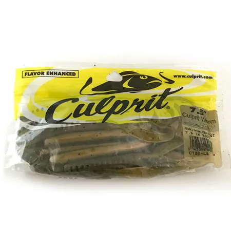 Culprit Original Worm soft bait 20pcs, fishing #6682