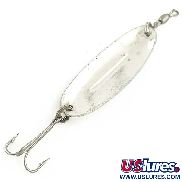 Vintage Williams Wabler W40, 1/4oz Silver / Silver Plated fishing spoon #6687