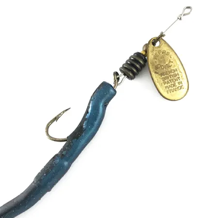 Vintage Vintage Mepps Comet 1 Combo Killer (1970s), 3/16oz Brass spinning lure #6692