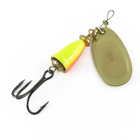 Blue Fox Super Vibrax 2 UV, 3/16oz Fluorescent Yellow spinning lure #6693