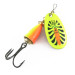   Blue Fox Super Vibrax 2 UV, 3/16oz Fluorescent Yellow spinning lure #6693