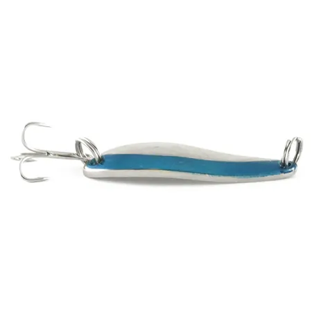 Vintage Acme Fiord Spoon, 1/4oz Nickel / Blue fishing spoon #6701