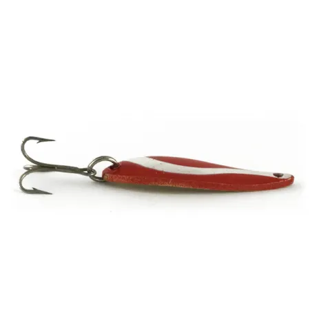 Vintage Acme Fiord Spoon, 1/4oz Red / White / Gold fishing spoon #6697