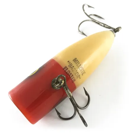 Vintage Millsite Tackle Millsite Bassor, 2/5oz Red / White fishing lure #6709