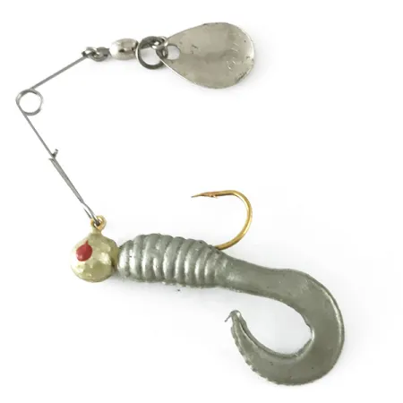Vintage Mister Twister Spinner Bait, 3/32oz Silver spinning lure #6715