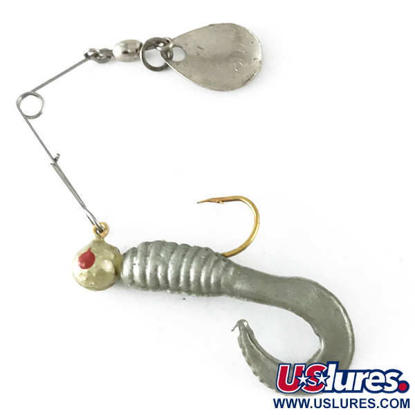 Vintage Fishing Lure Lot Beetle Spin Spinner Bait Spinnaren Silver