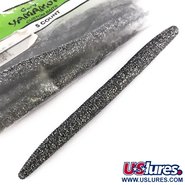  Gary Yamamoto Yamamoto Fat Senko soft bait 6pcs,  Silver Glitter fishing #6719