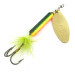  Yakima Bait Worden’s Original Rooster Tail UV, 2/5oz Gold / Fire Tiger spinning lure #6729