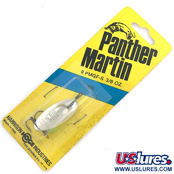   Panther Martin 9, 2/5oz Silver / Green spinning lure #6732