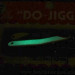  Bay de Noc Do-Jigger 1, 3/16oz White / Green Glow in Dark, fluorescent fishing spoon #6736