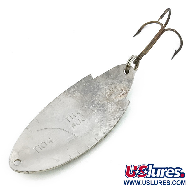 Vintage   Thomas Buoyant, 1/2oz Rainbow Trout / Nickel fishing spoon #6738