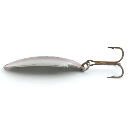Vintage Thomas Buoyant, 1/2oz Rainbow Trout / Nickel fishing spoon #6738