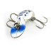 Vintage   Heddon Tadpolly Clatter Tad, 3/16oz Silver / Blue fishing lure #6740