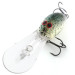 Vintage   Norman DD22 , 1oz White / Black / Rainbow Glitter fishing lure #6742