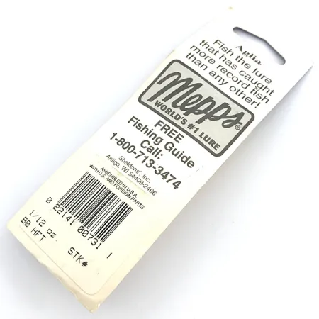 Mepps Aglia 0, 3/32oz Fire Tiger spinning lure #6744