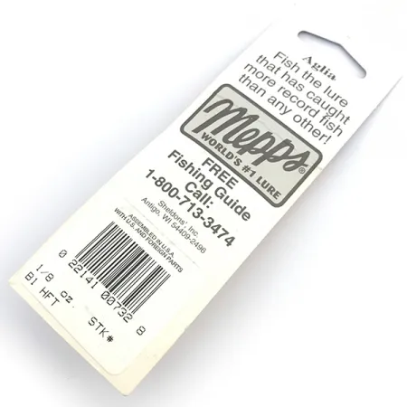 Mepps Aglia 1, 1/8oz Fire Tiger spinning lure #6745