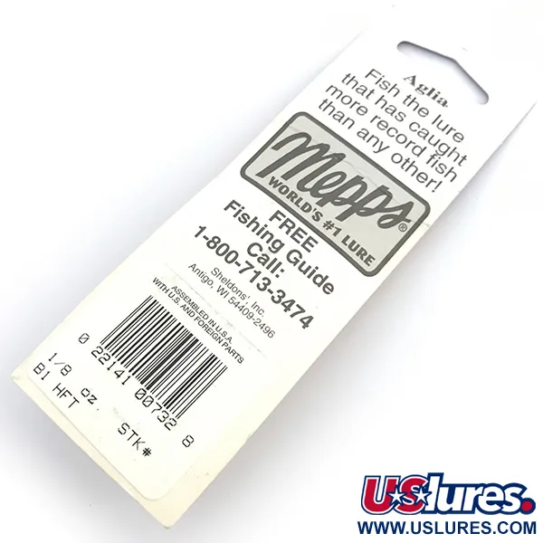   Mepps Aglia 1, 1/8oz Fire Tiger spinning lure #6745