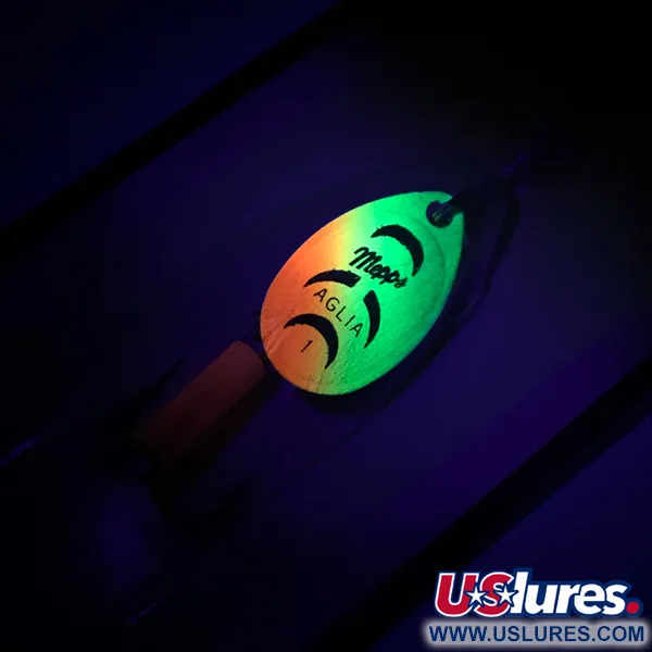   Mepps Aglia 1, 1/8oz Fire Tiger spinning lure #6745