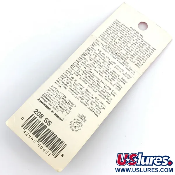  Yakima Bait Worden’s Original Rooster Tail, 1/8oz Gold spinning lure #6746