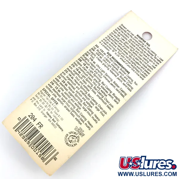  Yakima Bait Worden’s Original Rooster Tail, 3/64oz  spinning lure #6747