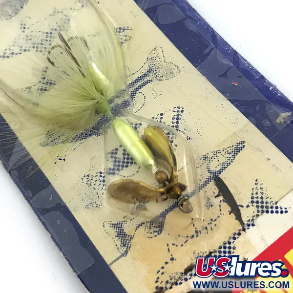  Yakima Bait Worden’s Original Rooster Tail Propellor, 1/32oz Gold spinning lure #6748