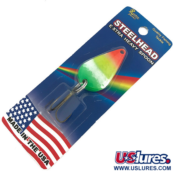  Rainbow Plastics Steelhead UV, 1/2oz Rainbow fishing spoon #6752
