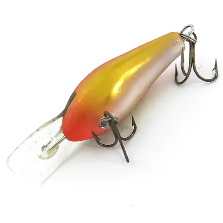 Vintage Rapala Fat Rap, 1/3oz Orange fishing lure #6753