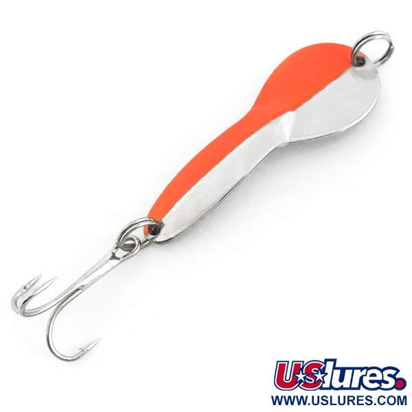  Acme Dazzler #2, 1/4oz Orange / Nickel fishing spoon #6772