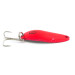 Vintage  Eppinger Dardevle Devle Dog 5200 UV, 1/4oz Fluorescent Red / Nickel fishing spoon #6773