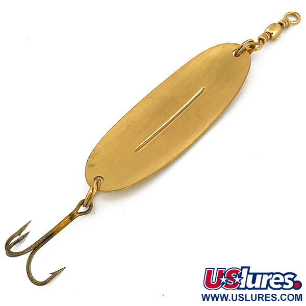 Vintage   Williams Wabler W60, 3/4oz Gold fishing spoon #6775
