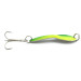  Acme Dazzler #2 UV, 1/4oz Yellow / Green / Nickel fishing spoon #6776