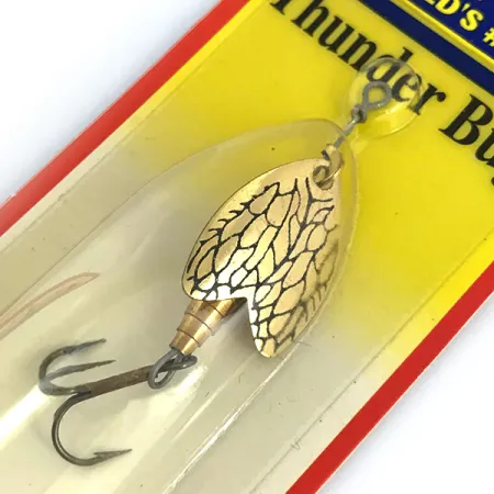 Mepps Thunder Bug, 1/8oz Gold spinning lure #6778
