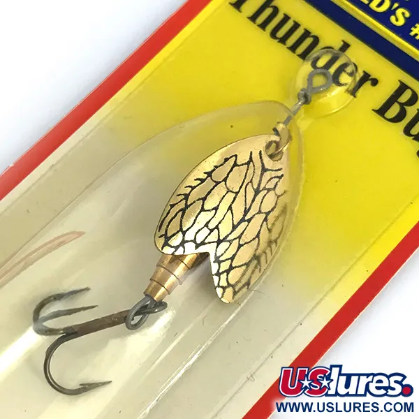   Mepps Thunder Bug, 1/8oz Gold spinning lure #6778
