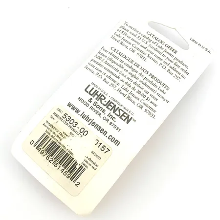 Luhr Jensen Loco 1 UV, 1/8oz Red / Hologram fishing spoon #6779