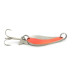 Vintage  Acme K.O. Wobbler, 1/2oz Nickel / Orange fishing spoon #6783