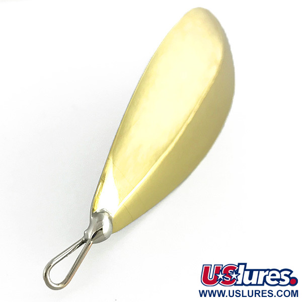 Vintage   Weedless Johnson Silver Minnow, 1oz Gold / Silver fishing spoon #6784