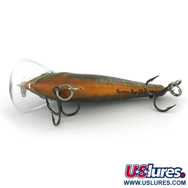 Vintage Rapala Scatter Rap Shad SCRS05, 3/16oz BGL Live Bluegill fishing lure #6788