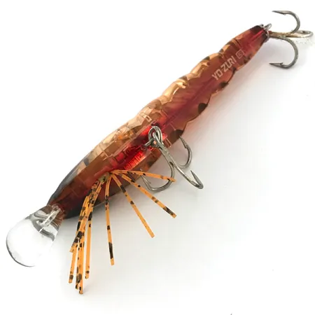 Vintage Yo-Zuri/Duel Yo-Zuri Crystal 3D Shrimp, 2/5oz Holographic Olive fishing lure #6791