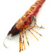 Vintage  Yo-Zuri/Duel Yo-Zuri Crystal 3D Shrimp, 2/5oz Holographic Olive fishing lure #6791