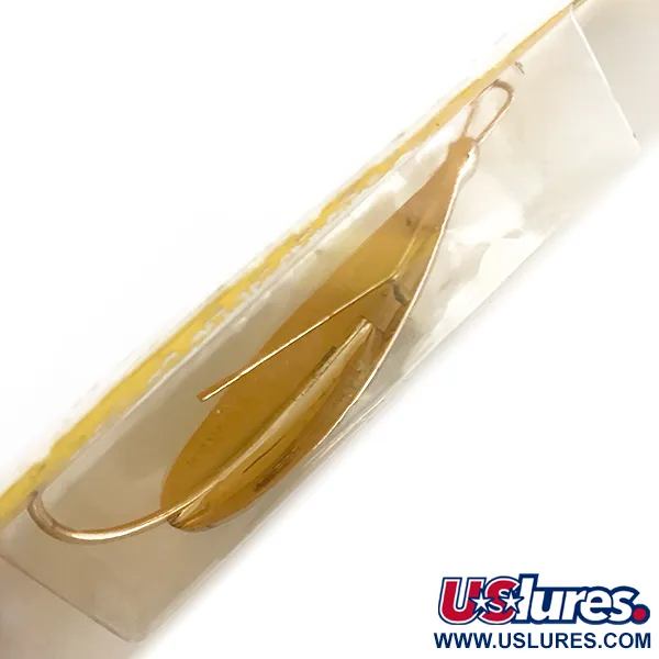   Weedless Johnson Silver Minnow, 1/4oz Gold fishing spoon #6798