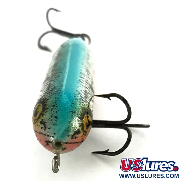 Vintage   Heddon Zara Puppy, 1/4oz Rainbow Trout fishing lure #6806