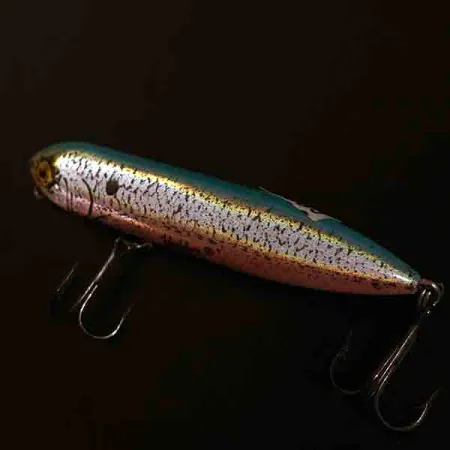 Vintage Heddon Zara Puppy, 1/4oz Rainbow Trout fishing lure #6806