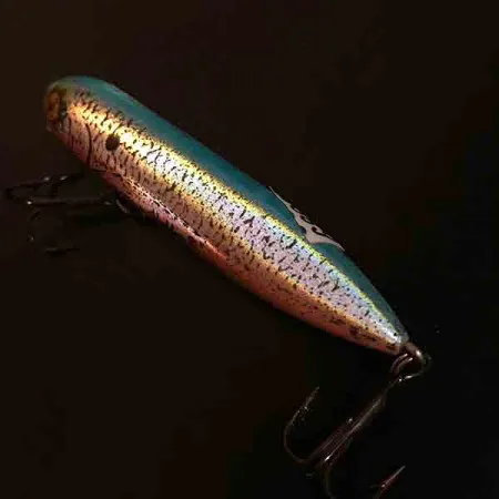 Vintage Heddon Zara Puppy, 1/4oz Rainbow Trout fishing lure #6806