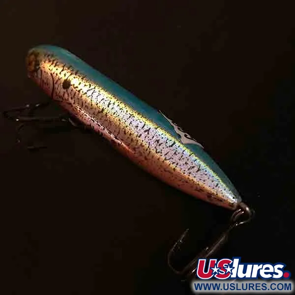 Vintage   Heddon Zara Puppy, 1/4oz Rainbow Trout fishing lure #6806