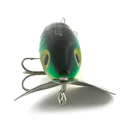 Vintage Fred Arbogast Jitterbug , 1/3oz Fire Tiger fishing lure #6808